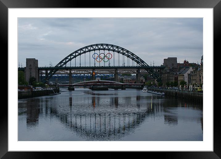 Tyne Bridge Framed Mounted Print by Dave Parkin