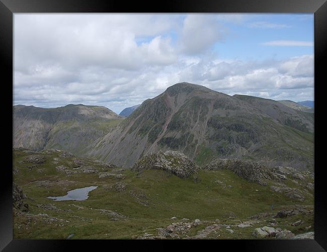 Great Gable Framed Print by Dave Parkin