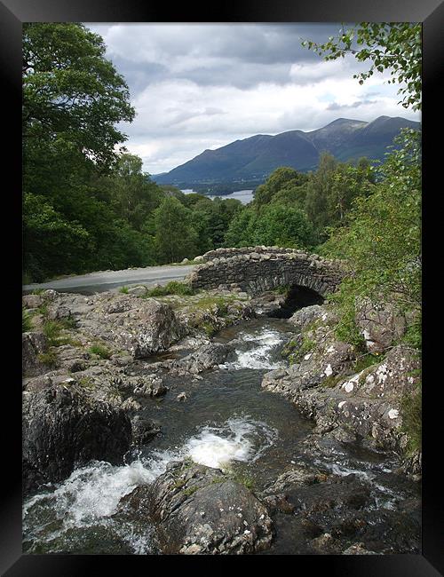 Ashness Bridge Framed Print by Dave Parkin