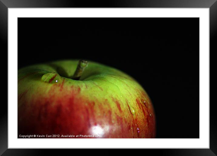 Apple Framed Mounted Print by Kevin Carr