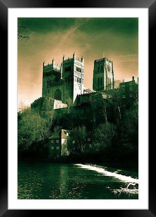 Durham Cathedral Framed Mounted Print by Kevin Carr