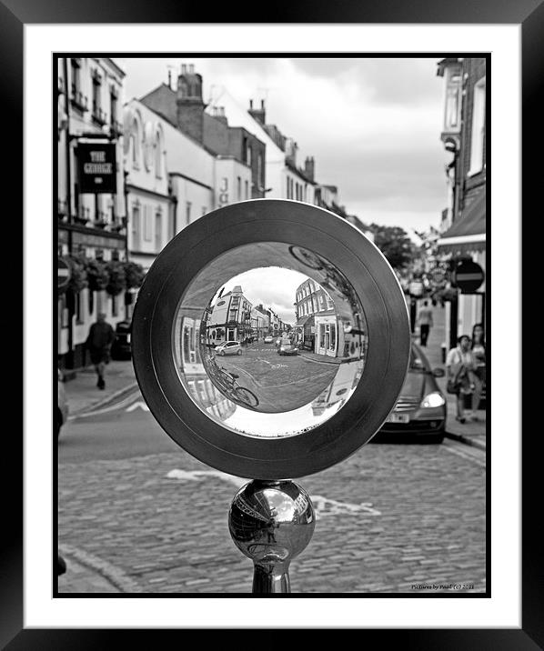 Eton through the looking glass Framed Mounted Print by Paul Howell