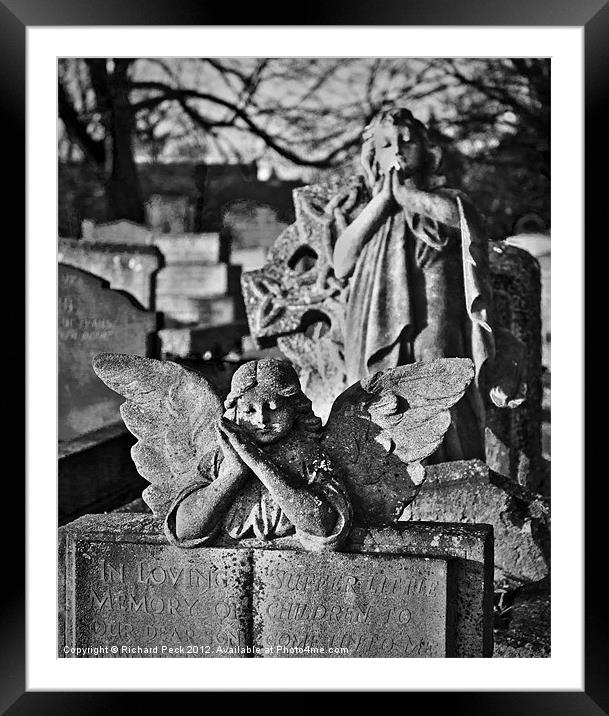 Fallen Angel Framed Mounted Print by Richard Peck