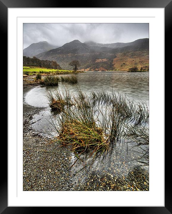 Wet Day in the Lakes Framed Mounted Print by Richard Peck