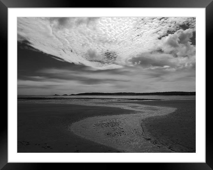 Clouds. Framed Mounted Print by Becky Dix