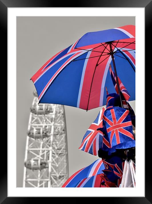 Jubilee Year in London. Framed Mounted Print by Becky Dix
