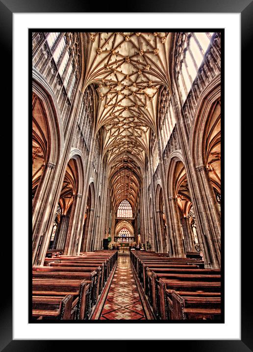 St Mary Redcliff, Bristol. Framed Mounted Print by Becky Dix