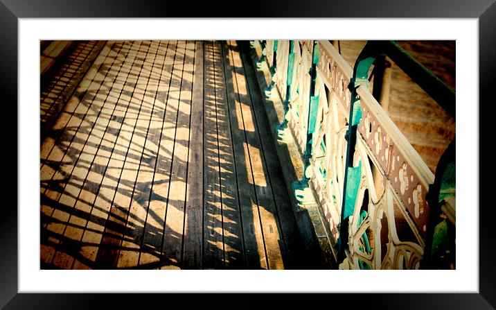 Railings .. Framed Mounted Print by Becky Dix