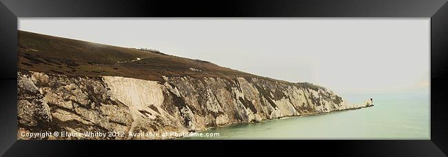 Needles Isle Of Wight Framed Print by Elaine Whitby