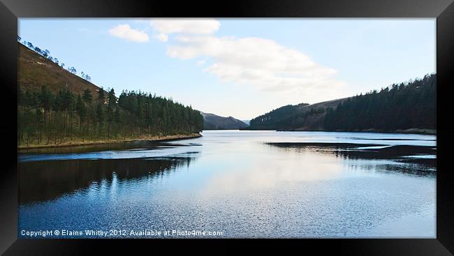 Derwent Waters, Derbyshire Framed Print by Elaine Whitby