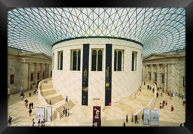 British Museum London UK Framed Print by Elaine Whitby