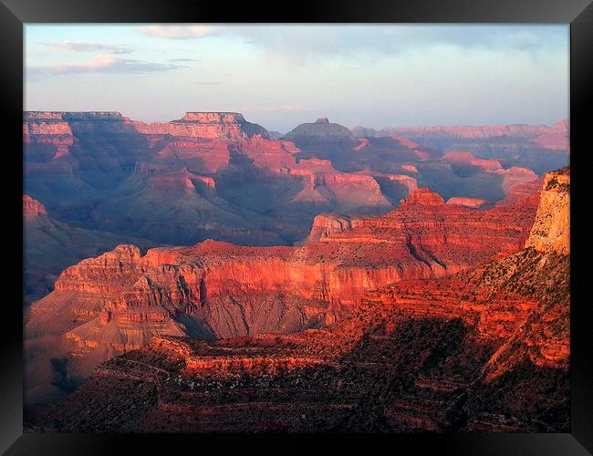 Grand Canyon Sunset Framed Print by Tammy Winand