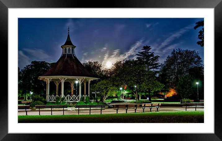 Supermoon Over Chapelfield Gardens Framed Mounted Print by Rus Ki