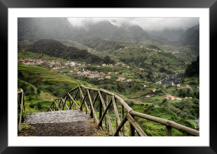 Soaring Heights and Rugged Valleys Framed Mounted Print by Rus Ki