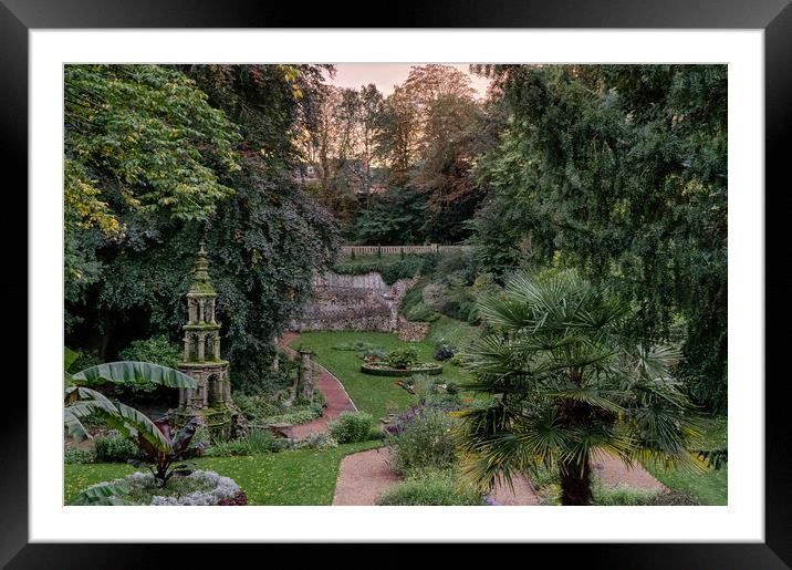 Twilight Oasis in Norwich Framed Mounted Print by Rus Ki