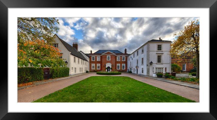 Autumnal Splendor of the Assembly House in Norwich Framed Mounted Print by Rus Ki
