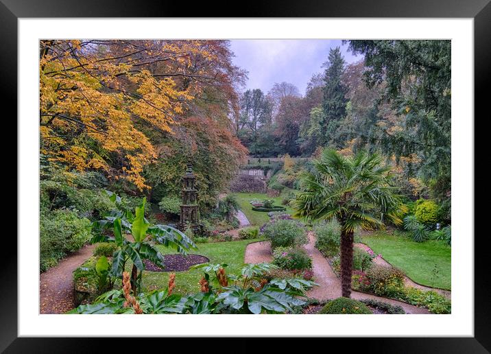 Norwich's Autumnal Secret Garden Framed Mounted Print by Rus Ki