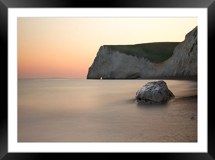 Dorset at sunset Framed Mounted Print by Kraig Phillips