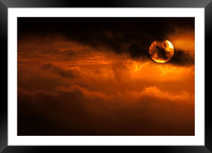 Eclipse Framed Mounted Print by Andrew Paranavitana
