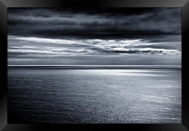 Ocean View Cornwall Framed Print by Dorit Fuhg