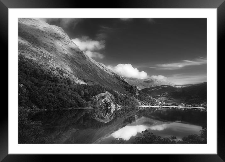 Llyn Gwynant Framed Mounted Print by Dorit Fuhg