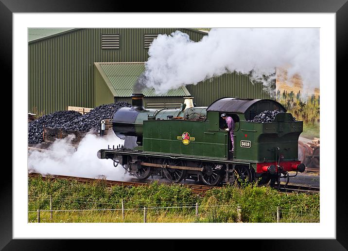 Leaving the Shed Framed Mounted Print by Richard Thomas