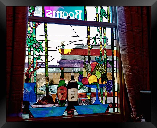 Colourful Window Framed Print by Richard Thomas