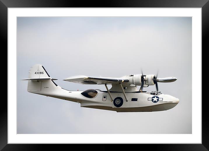 PBY Catalina Framed Mounted Print by Richard Thomas