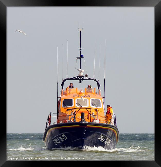 cromer lifeboat Framed Print by Elouera Photography
