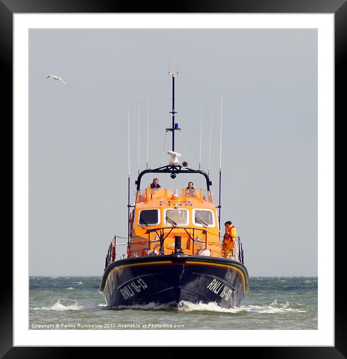 cromer lifeboat Framed Mounted Print by Elouera Photography