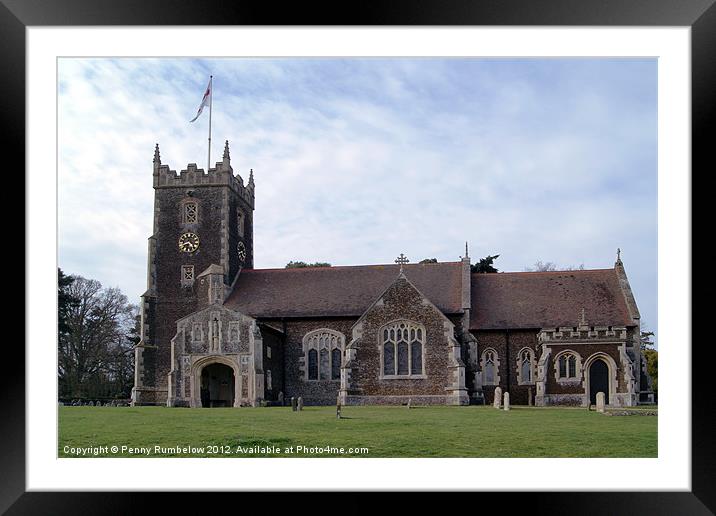 Church of St. Mary Magdalene Framed Mounted Print by Elouera Photography