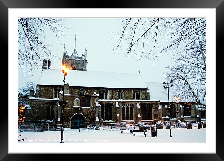 St Peters Church, Wisbech Framed Mounted Print by Elouera Photography