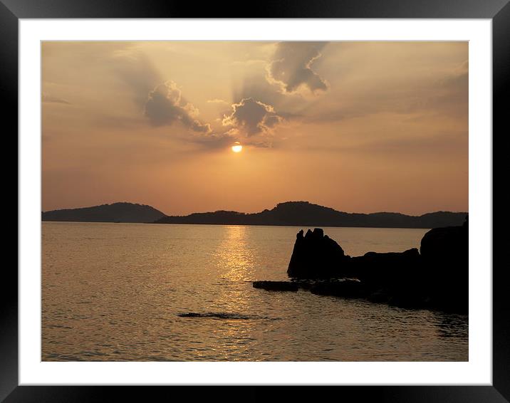 Phu Quoc Island Framed Mounted Print by Claire Clarke