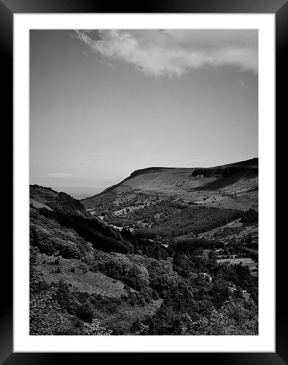 Glenariff Forest Trail, Northern Ireland Framed Mounted Print by Claire Clarke