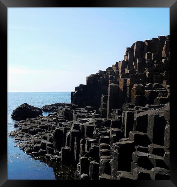 Giants Causeway Framed Print by Claire Clarke