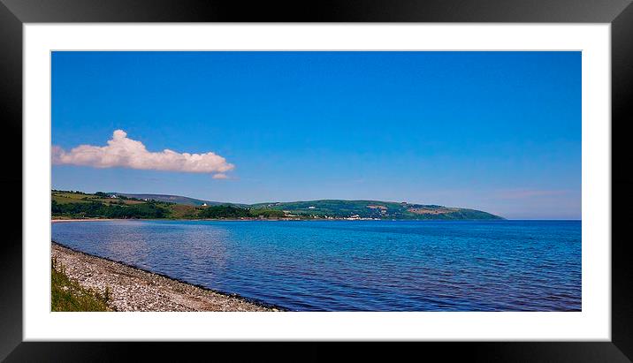 Northern Ireland Coast Framed Mounted Print by Claire Clarke