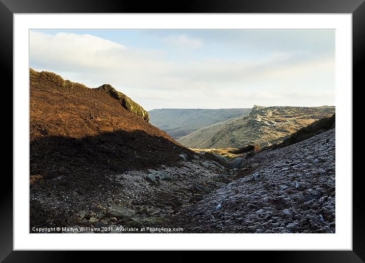 Kinder Scout Framed Mounted Print by Martyn Williams