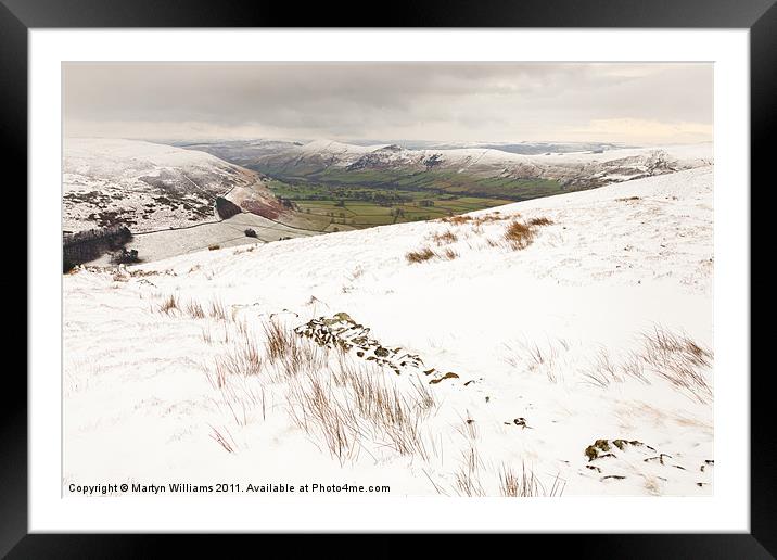 Vale of Edale, Peak District Framed Mounted Print by Martyn Williams