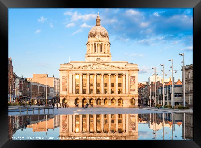 The Council House, Nottingham, England Framed Print by Martyn Williams