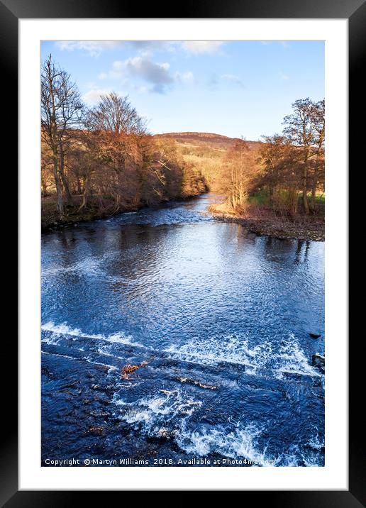 River Derwent, Derbyshire Framed Mounted Print by Martyn Williams