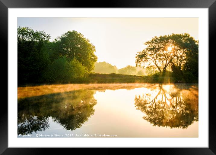River Trent Nottinghamshire Framed Mounted Print by Martyn Williams