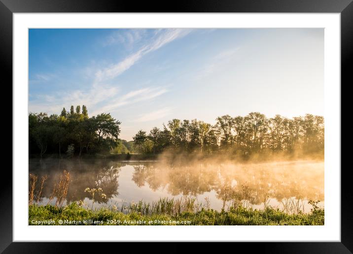 Colwick Country Park Framed Mounted Print by Martyn Williams