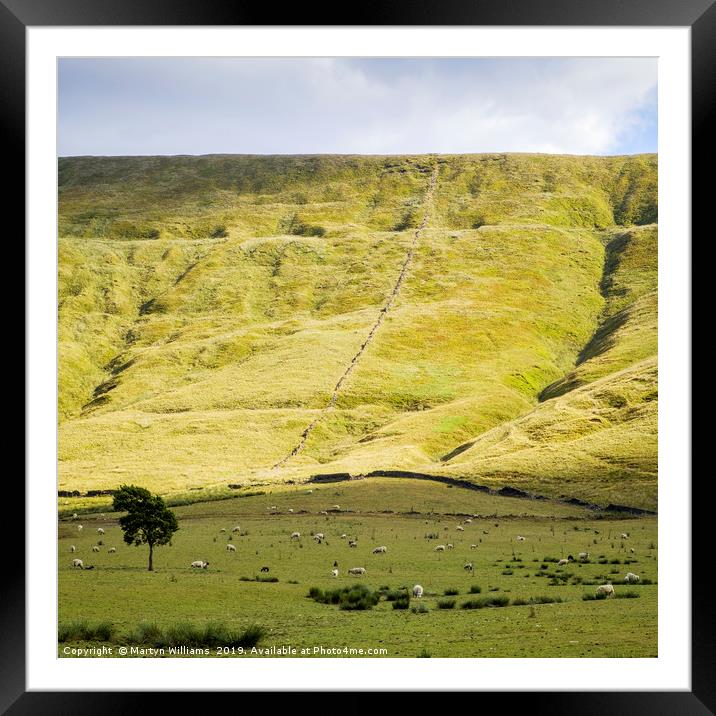 Rushup Edge Framed Mounted Print by Martyn Williams
