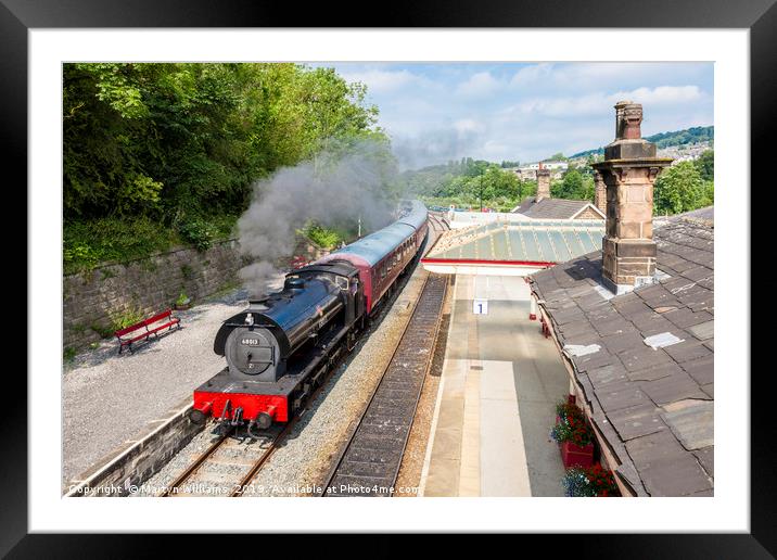 Peak Rail, Matlock Framed Mounted Print by Martyn Williams