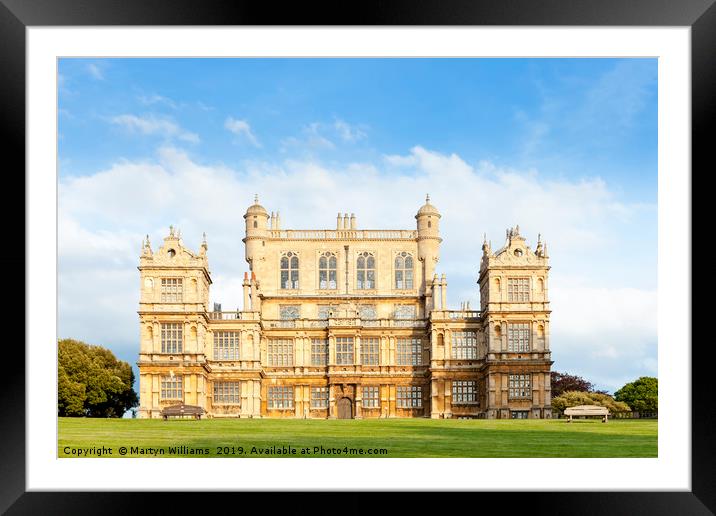 Wollaton Hall, Nottingham Framed Mounted Print by Martyn Williams