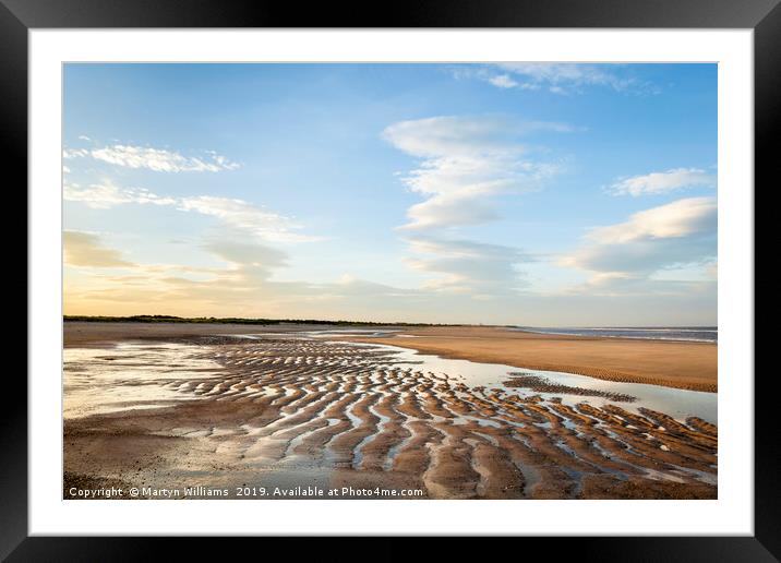 Lincolnshire Coast Framed Mounted Print by Martyn Williams