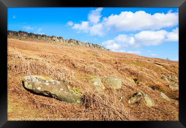 Stanage Edge Framed Print by Martyn Williams