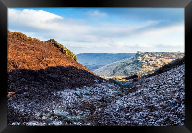 The Northern Edge, Kinder Scout Framed Print by Martyn Williams
