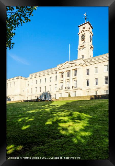 University of Nottingham Framed Print by Martyn Williams