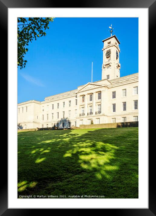 University of Nottingham Framed Mounted Print by Martyn Williams